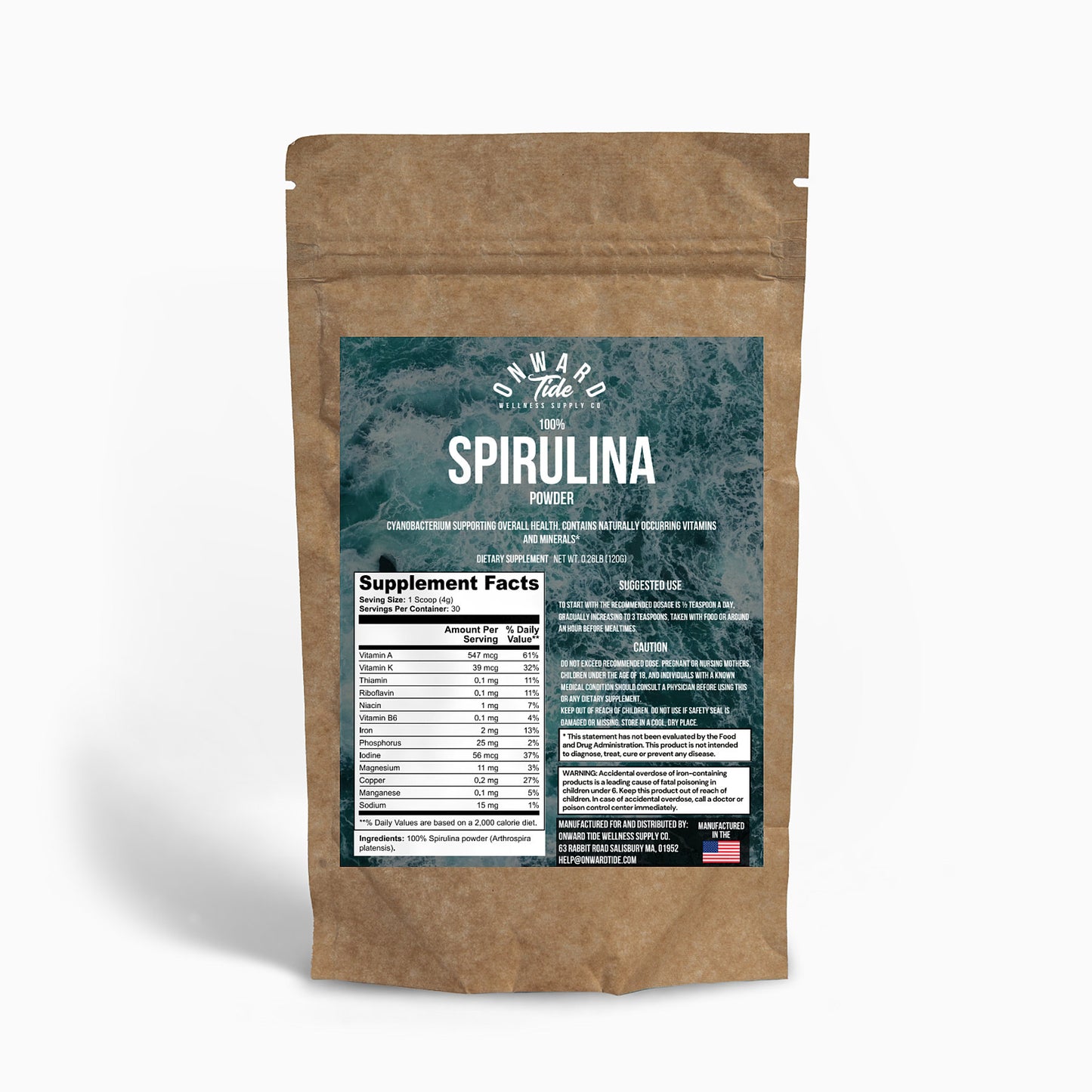 100% Spirulina Powder