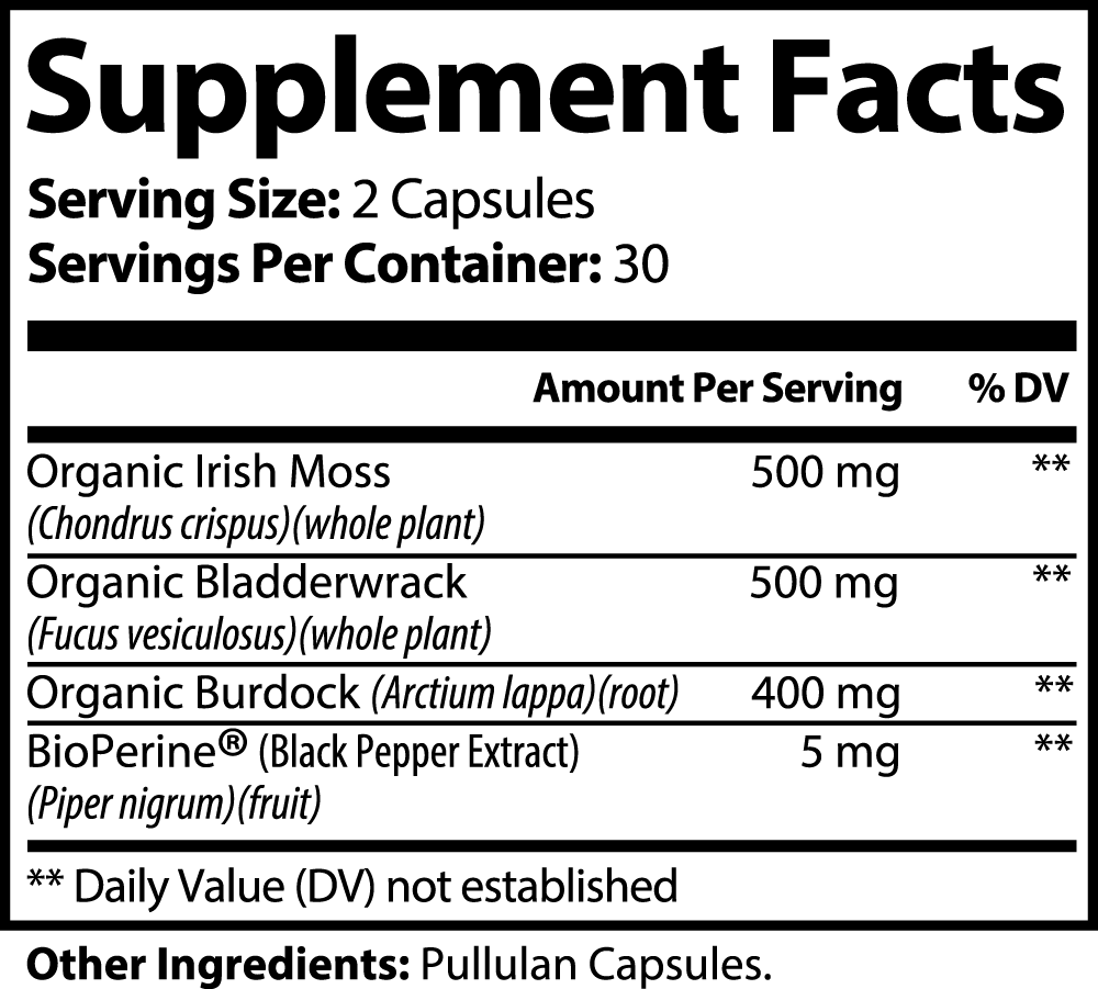 Sea Moss Complete + 60 Day Supply